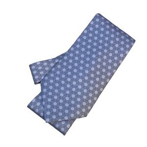 HERMES Geometric Patterned Silk Tie